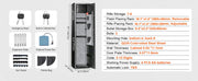 Load image into Gallery viewer, SucceBuy 3-8 Rifles Gun Safe w/ Digital Keypad &amp; Lock Gun Storage Cabinet with Removable Storage Shelf for Home Long Gun Pistols
