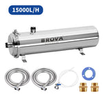 BROVA Whole House Home/Commercial Water Purifier 0.01μm PVDF UF System large flow1000L-15000L/H SUS304 lower cost filter elemen