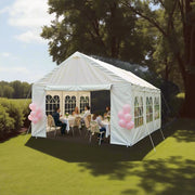 Load image into Gallery viewer, 10'x20' Heavy Duty Waterproof Anti-UV Carport Car Canopy Outdoor Gazebo With Removable Sidewalls Commercial Party Tent for Wedding BBQ Outdoor Events
