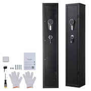 Load image into Gallery viewer, SucceBuy Gun Safe Cold-Rolled Steel Fireproof Cabinet with Keypad &amp; Key with Magazine and Lighting Adjustable Racks for Rifles
