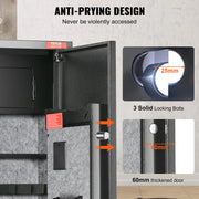 Bild in Galerie-Viewer laden, Amocart 3-8 Rifles Gun Safe w/ Digital Keypad &amp; Lock Gun Storage Cabinet with Removable Storage Shelf for Home Long Gun Pistols
