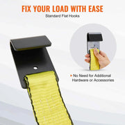 Load image into Gallery viewer, Amocart 10000Lbs Ratchet Tie Down Straps Ratchet with Heavy Duty Track Spring Fittings for Moving Securing Cargo Motorcycle
