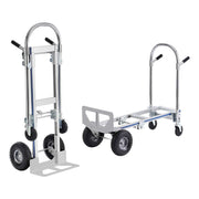 Load image into Gallery viewer, SucceBuy Folding Hand Truck Aluminum Heavy Industrial Collapsible Dolly Cart for Transport and Moving in Warehouse Supermarket
