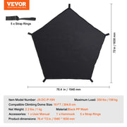 Charger l'image dans la visionneuse de galerie, Amocart Climbing Dome 6/8/10/12FT Geometric Dome Climber Hammock Swing Jungle Gym Climbing Grip Outdoor Backyard Play Equipment
