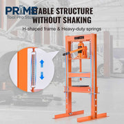 Load image into Gallery viewer, Amocart Hydraulic Shop Press 6T H-Frame Hydraulic Garage/Shop Floor Press  Press with Plates for Garage
