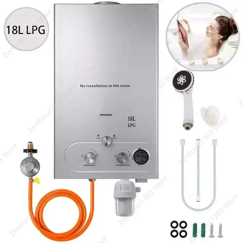 for Factory Direct Sales Gas Water Heater Natural Gas Instant Hot Copper Water Tank