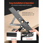 Amocart Lawn Mower Blade Sharpener Balancer 15° - 45° Adjustable Lawnmower Blade Sharpening Tool Compatible with Angle Grinders