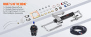 Load image into Gallery viewer, SucceBuy Hydraulic Outboard Steering Kit 90HP/150HP/300HP &amp; Helm Pump and 24FT/26Ft Hose for Single Station Single-Engine Boats
