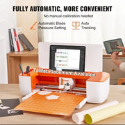 Load image into Gallery viewer, 【Upgraded】Amocart Vinyl Cutter  hine Compatible with iOS Android Windows   Bluetooth Connectivity DIY Cutting  hine for Cards D
