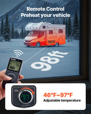 Load image into Gallery viewer, Amocart Diesel Heater 8KW DC 12/24V All in One Portable Diesel Air Heater with LCD Screen&amp;Low Noise Car Heater for Trucks, RVs
