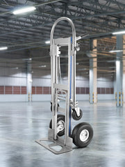 Load image into Gallery viewer, Amocart Camion à main pliable en aluminium 3 en 1, chariot à chariot, poids maximum de 1000 lb, 350 k
