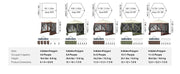 Load image into Gallery viewer, Pop Up Gazebo Tent, Pop-Up Screen Tent 6 Sided Canopy Sun Shelter with 6 Removable Privacy Wind Cloths &amp; Mesh Windows
