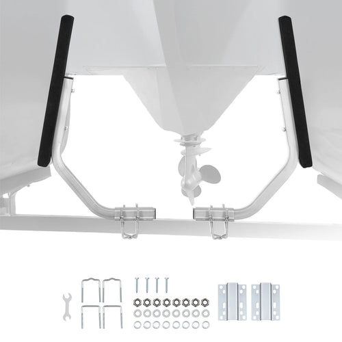 Amocart Boat Trailer Guides 2PCS High-Hardness Steel Trailer Guide-Ons Fits C-Channel Bunk-Style Pontoon Trailers/V-Hull Boats