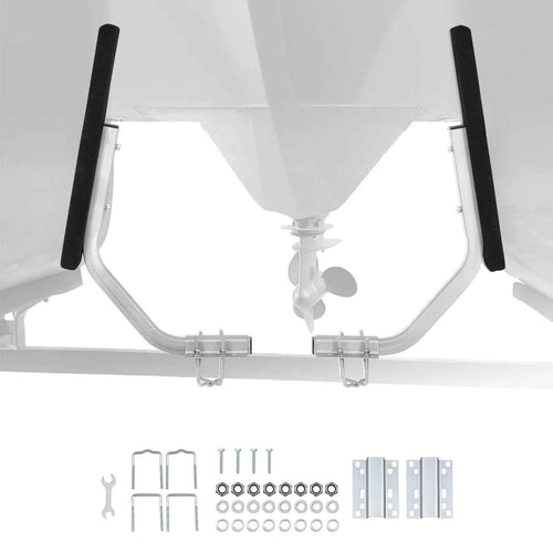 Amocart Boat Trailer Guides 2PCS High-Hardness Steel Trailer Guide-Ons Fits C-Channel Bunk-Style Pontoon Trailers/V-Hull Boats