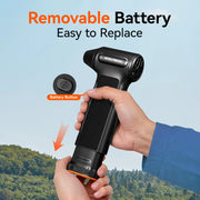 Load image into Gallery viewer, WOLFBOX DF200 Electric Powerful Fan Duster Wireless Air Blower Air Duster 3-Speed Adjustable Portable Fan for Car/Home/Outdoor
