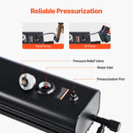 Amocart Roof Rack Water Tank Multi-Dispensing Outdoor Tank  High-Capacity Aluminum Tank with Pressurization Port Fit for Trunk