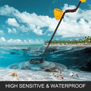 Load image into Gallery viewer, SucceBuy Metal Detector Waterproof Disc Underwater Underground High Accuracy Sensitive LCD Display Humanity for Adults Children - AMOCART
