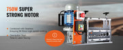 Bild in Galerie-Viewer laden, Amocart Electric Wire Stripping Machine Cable Stripper Peeler 750W 1.5-32mm 10 Channels Acrylic+Aluminum Scrap Copper Recycling
