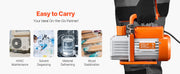 Load image into Gallery viewer, Amocart Vacuum Pump &amp; Oil Bottle 3.5CFM/4CFM/5CFM 1-Stage or 6CFM 9CFM 2-Stage, R134a R22 R410a Systems Conditioner Maintenance
