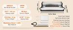 Amocart Commercial Vacuum Sealer Machine Multifunction Automatic Food Packaging with Bag Roll Storage Cutter for Home Kitchen