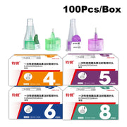 Load image into Gallery viewer, 100Pcs Sterile Pen Needles, 31G 32G 4/5/6/8MM Universal Injection Needle Fit Lilly Beauty Pen
