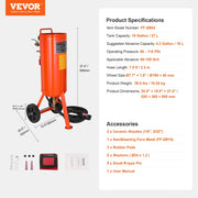 Load image into Gallery viewer, Amocart 5/10/20 Gallon Sand Blaster 60-110 PSI Portable Air Sandblaster Kit w/ Oil-Water Separator for Paint Stain Rust Removal
