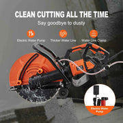 Load image into Gallery viewer, Amocart Electric Concrete Saw 16 in 3200 W 15 A Motor Circular Saw Cutter with Max. 6 in Adjustable Cutting Depth Wet Disk Saw
