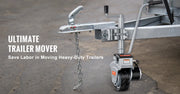 Charger l'image dans la visionneuse de galerie, Amocart 5000lbs Electric Trailer Dolly 12V Trailer Jockey Wheel with 22 ft/min Speed &amp; Adjustable Height for Moving Caravan
