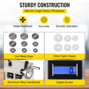 Load image into Gallery viewer, SucceBuy Mini Metal Lathe 8x14'' 2250PRM Variable Speed 600W Metal Working Lathe Milling Machine, Various Types of Metal Turning - AMOCART

