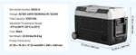 Amocart 20L 22L 35L 45L 55L Car Refrigerator Mini Fridge Freezer Portable Compressor Cooler DC 110-240V Ice Box for Camping