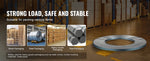 Amocart 300ft/1640ft Packaging Steel Strapping Roll Banding Pallet Strap Coil Portable Strong Banding Packing Metal Straps
