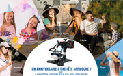 Bild in Galerie-Viewer laden, Amocart Heat Press 5 in 1 Heat Press Machine 12 x 15in Clamshell Sublimation Transfer Printer Digital Temperature Control
