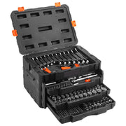 Load image into Gallery viewer, Amocart Mechanics Tool Set and Socket Set 1/4" 3/8" 1/2" Drive Deep Standard Sockets 450 Pcs SAE and Metric Mechanic Tool Kit
