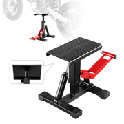 Load image into Gallery viewer, SucceBuy Dirt Bike Lift Stand, 1200lbs Motorcycle Jack Lift Stand and Hydraulic Lift Stand Adjustable Height for Dirtbike Repair - AMOCART
