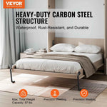 Amocart Murphy Bed Kit Full Size Vertical Deluxe DIY Wall Mechanical Hardware Pneumatic Lever Heavy Duty Frame for Guestroom