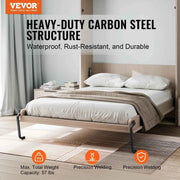 Load image into Gallery viewer, Amocart Murphy Bed Kit Full Size Vertical Deluxe DIY Wall Mechanical Hardware Pneumatic Lever Heavy Duty Frame for Guestroom
