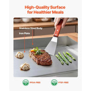 Load image into Gallery viewer, Amocart Commercial Electric Griddle 122-570°F Adjustable Stainless Steel Countertop Full Flat with Spatulas Brushes for Steak
