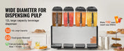 Bild in Galerie-Viewer laden, Amocart Commercial Beverage Dispenser 4 Tanks 10L/12L Per Tank Juice Dispenser Stainless Steel Ice Tea Drink Machine
