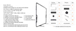 Amocart Hot Tub Cover Lift Spa Cover Lift Height 31.5"-41.3" Width 57"-92.5" Adjustable Installed Underneath Both Side Suitable