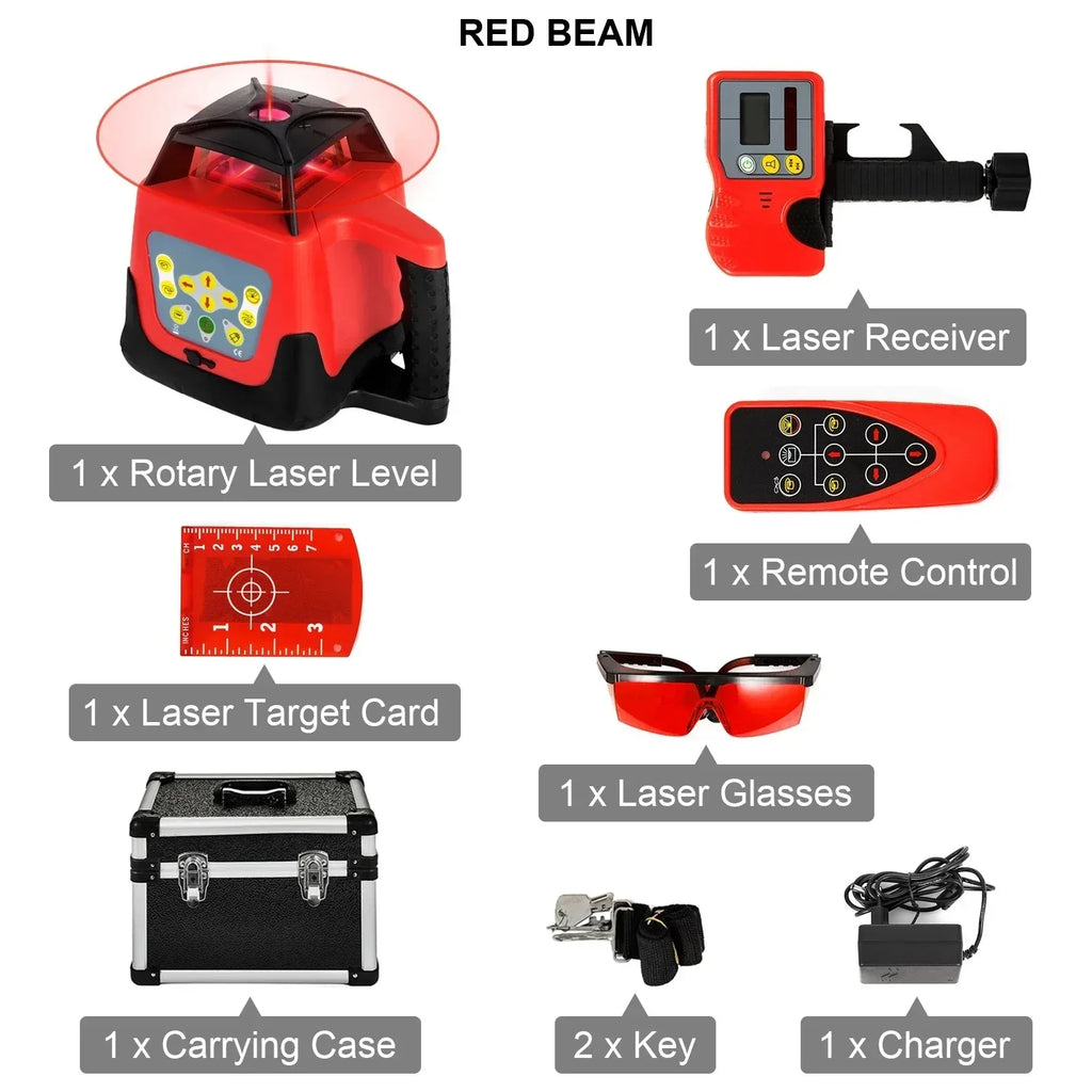 Laser Leveling Instrument 360 Rotary Auto Self-Leveling instrument with self leveling laser level Laser Construction Tools