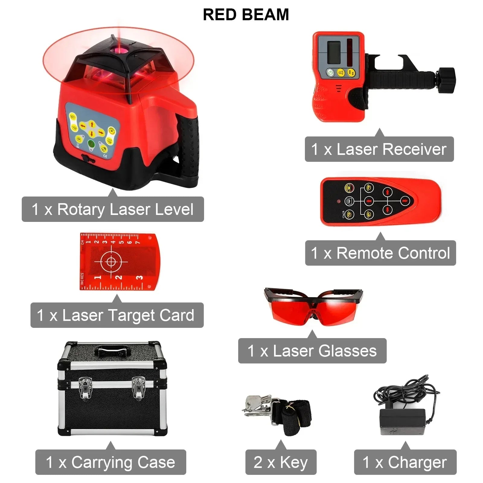 Laser Leveling Instrument 360 Rotary Auto Self-Leveling instrument with self leveling laser level Laser Construction Tools