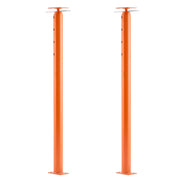 Bild in Galerie-Viewer laden, Amocart 2Pack 11200LBS House Floor Jacks 54-150in Height Adjustable Support Beam Basement Jack Post Pole for Leveling Temporary
