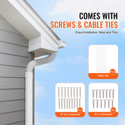 Load image into Gallery viewer, SucceBuy Mini Split Line Set Cover PVC Decorative Pipe Line Cover For Air Conditioner Easy to Install Paintable for Heat Pump - AMOCART
