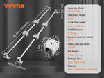 Amocart SFC 2PCS Linear Guide Rails SFC16 SFC20 1000/2000mm & 4 Slide Blocks High Load-Bearing for DIY CNC Routers Lathes Mills