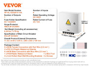 Charger l'image dans la visionneuse de galerie, Boîte de Combinaison PV SucceBuy 4 ou 6 Cordes Boîte de Combinaison Solaire Fusible de Courant Nominal 10A / 15A pour Système de Panneaux Solaires Connecté ou Non au Réseau
