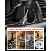 Load image into Gallery viewer, Amocart Bolt Extractor Kit Impact Bolt &amp; Nut Remover Set with Pin Punch Solid Storage Case Cr-Mo Steel for Removing Damaged
