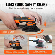 Load image into Gallery viewer, SucceBuy Random Orbital Sander 350W Brushless 10000 PRM 6 Variable Speed Electric Orbital Sander for Woodworking Detail Sanding
