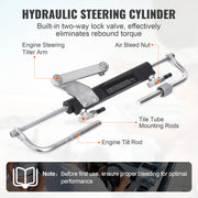 Load image into Gallery viewer, Hydraulic Outboard Steering Kit 90HP/150HP/300HP &amp; Helm Pump and 24FT/26Ft Hose for Single Station Single-Engine Boats

