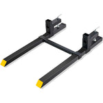 Amocart 43" Clamp on Pallet Forks 2000lbs Tractor Bucket Forks Heavy Duty Pallet Forks for Tractor Attachment Skid Steer