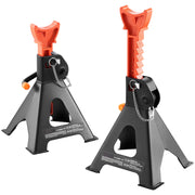 Charger l'image dans la visionneuse de galerie, Amocart Jack Stands 3/6 Ton Capacity Car Jack Stands Double Locking Adjustable Height for lifting SUV Pickup Truck Car UTV ATV
